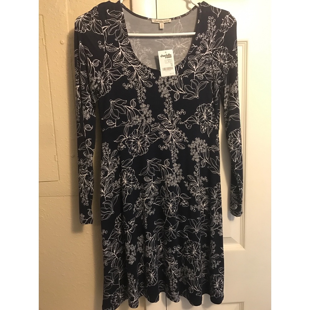 Floral Blue Dress